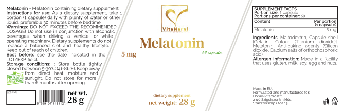 Vitaneral Melatonin